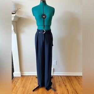 Next Navy Wide Leg Women's Trousers